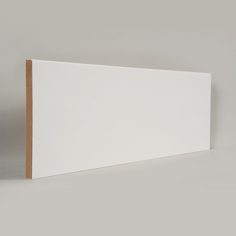 Ván chân tường MDF (Sơn lót & Trắng ngọc trai)1/2' x 5 1/2'