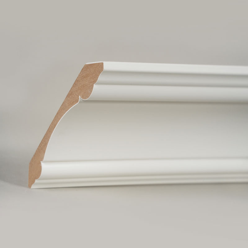 Khuôn MDF Crown (Sơn lót & Trắng ngọc trai) 3/4' x 4 3/4'