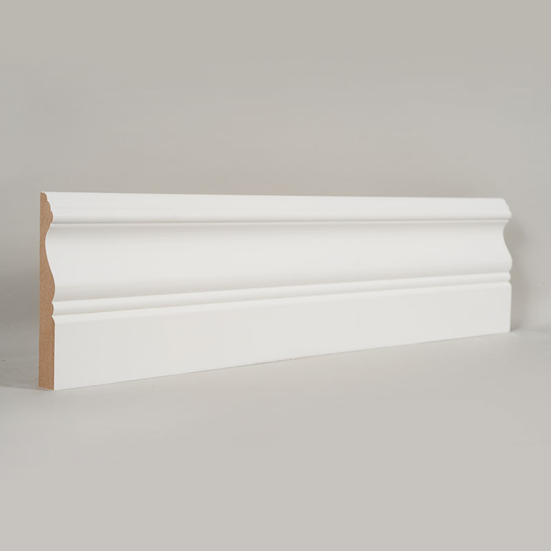 Ván chân tường MDF (Sơn lót & Trắng ngọc trai)3/5' x 4'