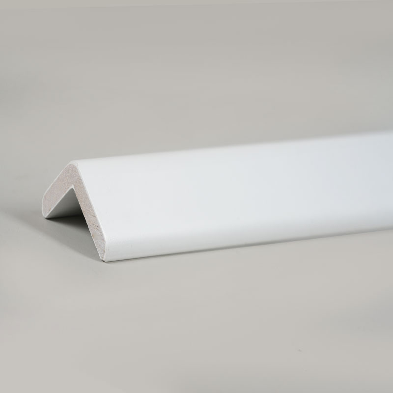 Dải chuyển tiếp góc vuông bằng gỗ nguyên khối (90°) (Sơn lót + Sơn lót) - Trắng 1 1/9