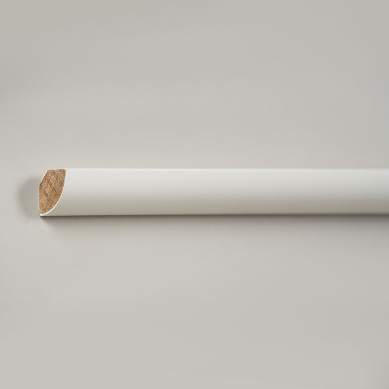 Khuôn tròn làm bằng gỗ nguyên khối (Sơn lót) - Trắng 3/5' × 3/5'