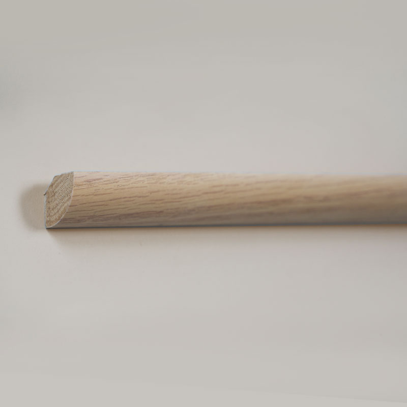 Khuôn tròn hình tứ giác bằng gỗ nguyên khối (Bọc Veneer sồi đỏ + sơn) - Màu sồi 3/5