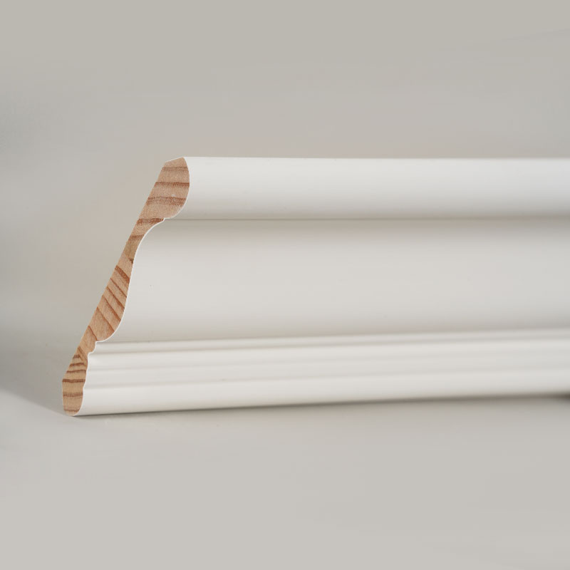 Khuôn đúc vương miện bằng gỗ thông (Sơn lót & Trắng ngọc trai) 3/5