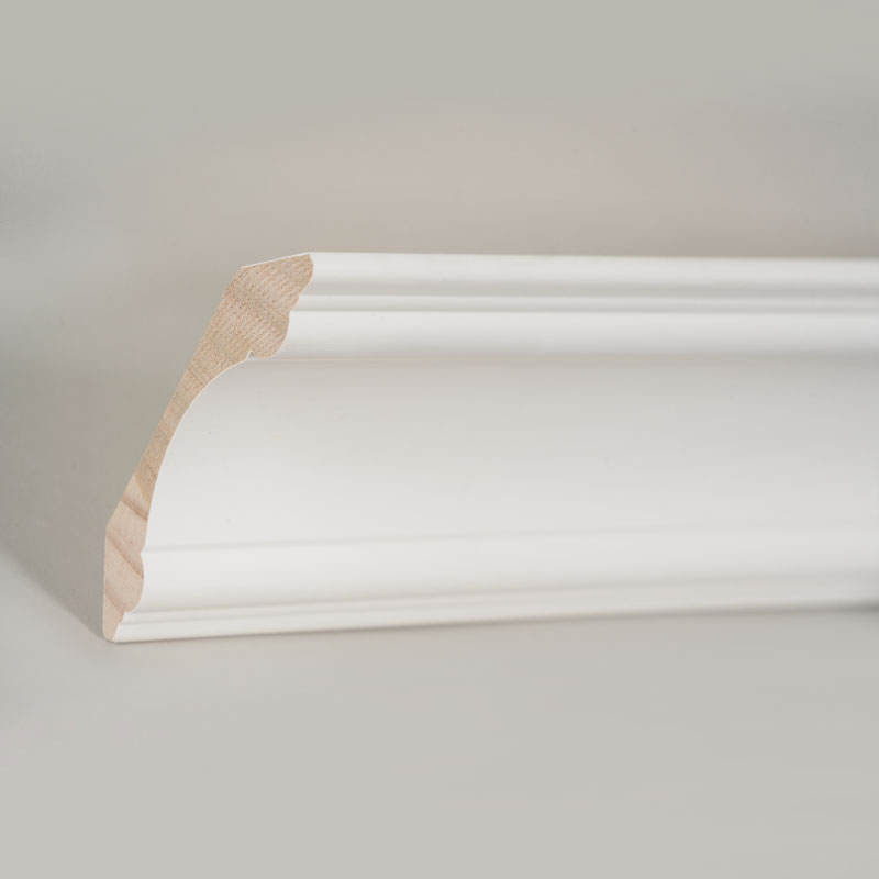 Khuôn đúc vương miện bằng gỗ thông (Sơn lót & Trắng ngọc trai) 3/4