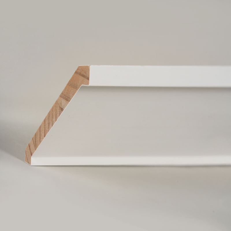 Khuôn đúc vương miện bằng gỗ thông (Sơn lót & Trắng ngọc trai) 3/5' x 4 1/4'