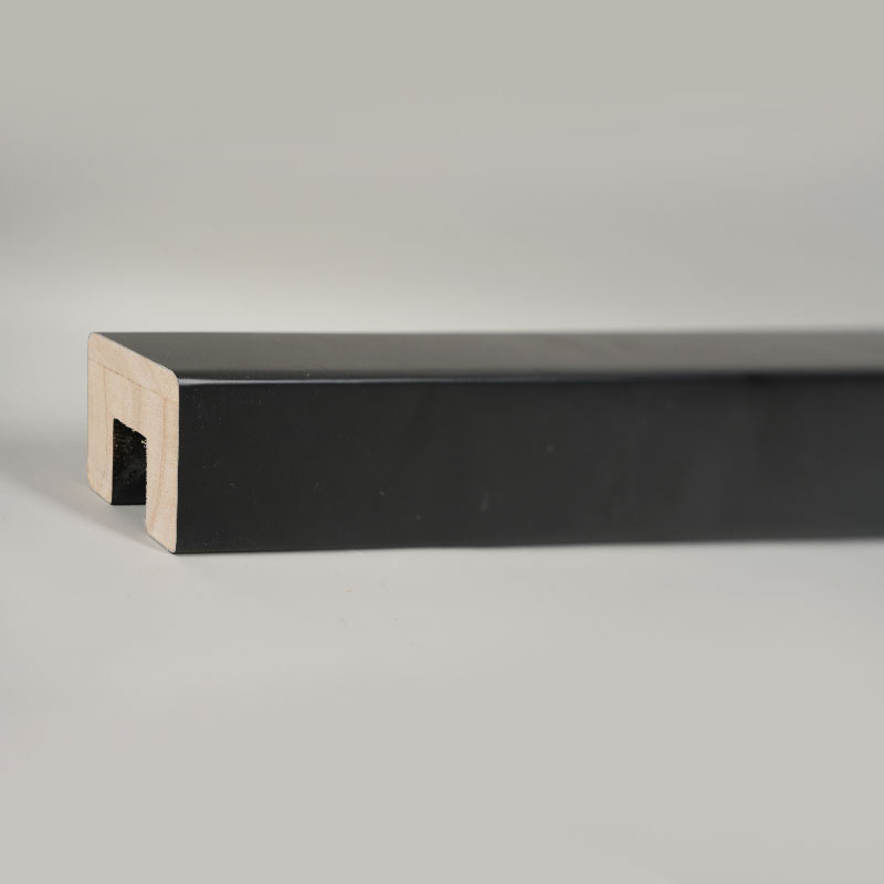 Tay vịn cầu thang bằng gỗ nguyên khối (Sơn lót và sơn) -Munich 1 1/6' x 1 1/6'
