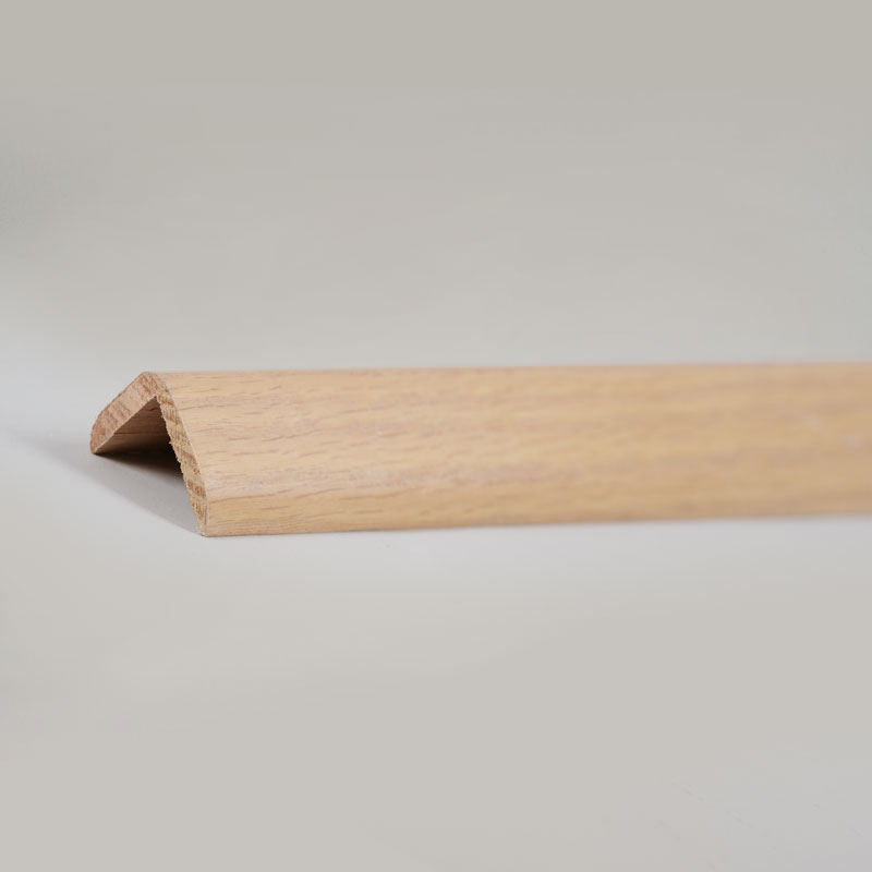 Dải chuyển tiếp góc vuông bằng gỗ nguyên khối (90°) (Được bọc bằng Veneer gỗ sồi đỏ + Sơn) - Màu gỗ sồi 1 1/9