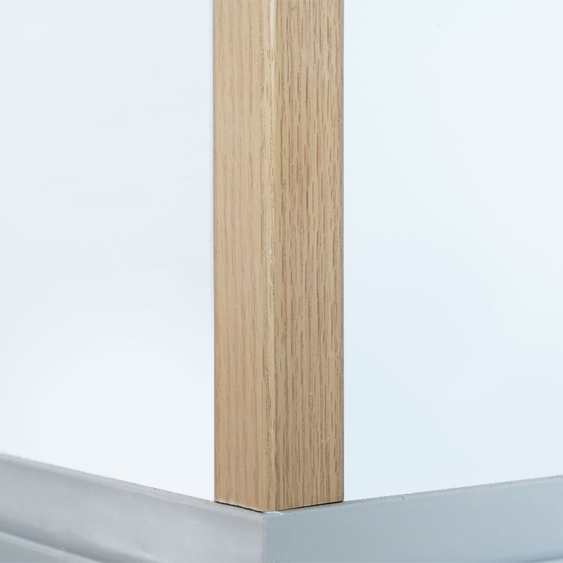 Dải chuyển tiếp góc vuông bằng gỗ nguyên khối (90°) (Được bọc bằng Veneer gỗ sồi đỏ + sơn) - Màu gỗ sồi 1 1/2' x 1 1/2'