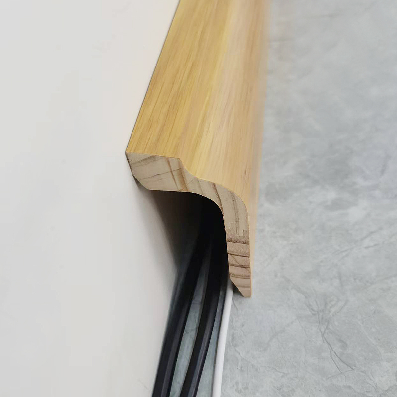 Ván Chân Váy Gỗ Thông (Bọc Veneer Sồi Trắng + Sơn) - Màu Sồi 1 1/2'x2 1/6'