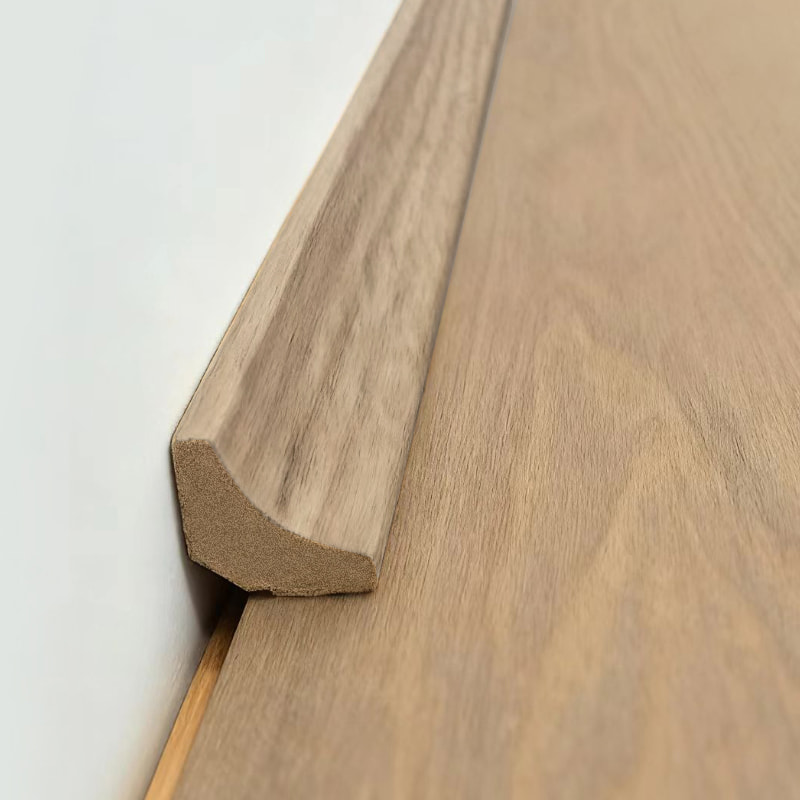 Ván ép góc trong MDF/Khuôn Scotia (Bọc Veneer sồi trắng + Sơn) - Màu gỗ sồi tự nhiên 7/8' x 7/8'