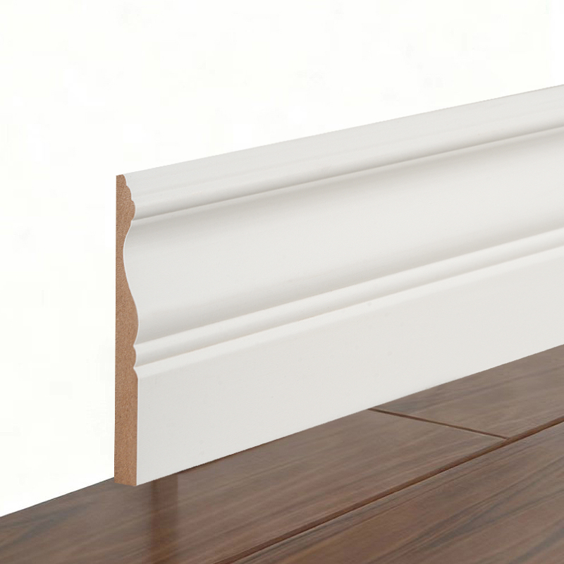 Ván chân tường MDF (Sơn lót & Trắng ngọc trai)3/5' x 4'