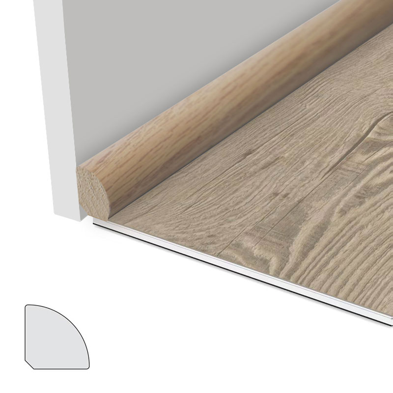 Khuôn tròn hình tứ giác bằng gỗ nguyên khối (Bọc Veneer sồi đỏ + sơn) - Màu sồi 3/5' x 3/5'